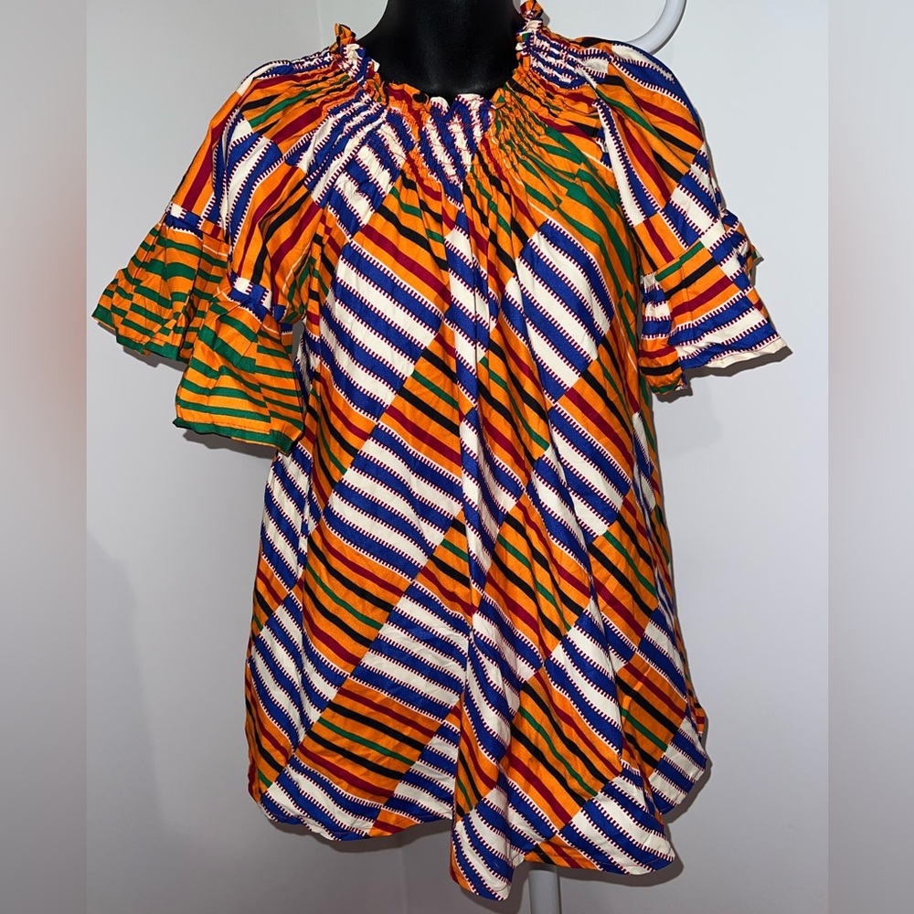 African print custom made blouse